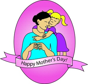 Mothers day mother day clip art free black and white 2