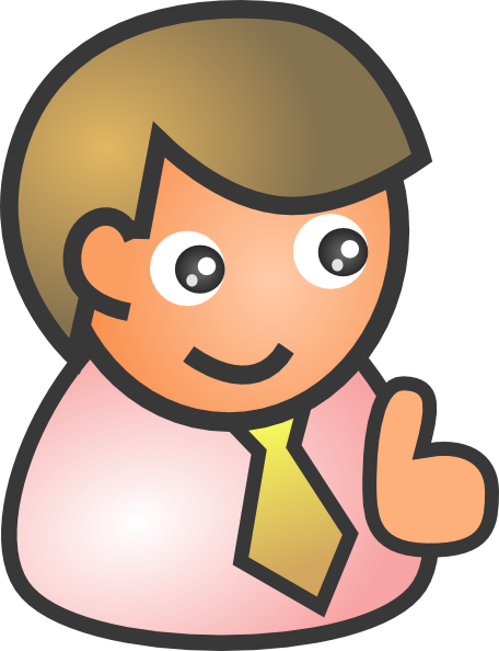 Person smiling people clipart kid