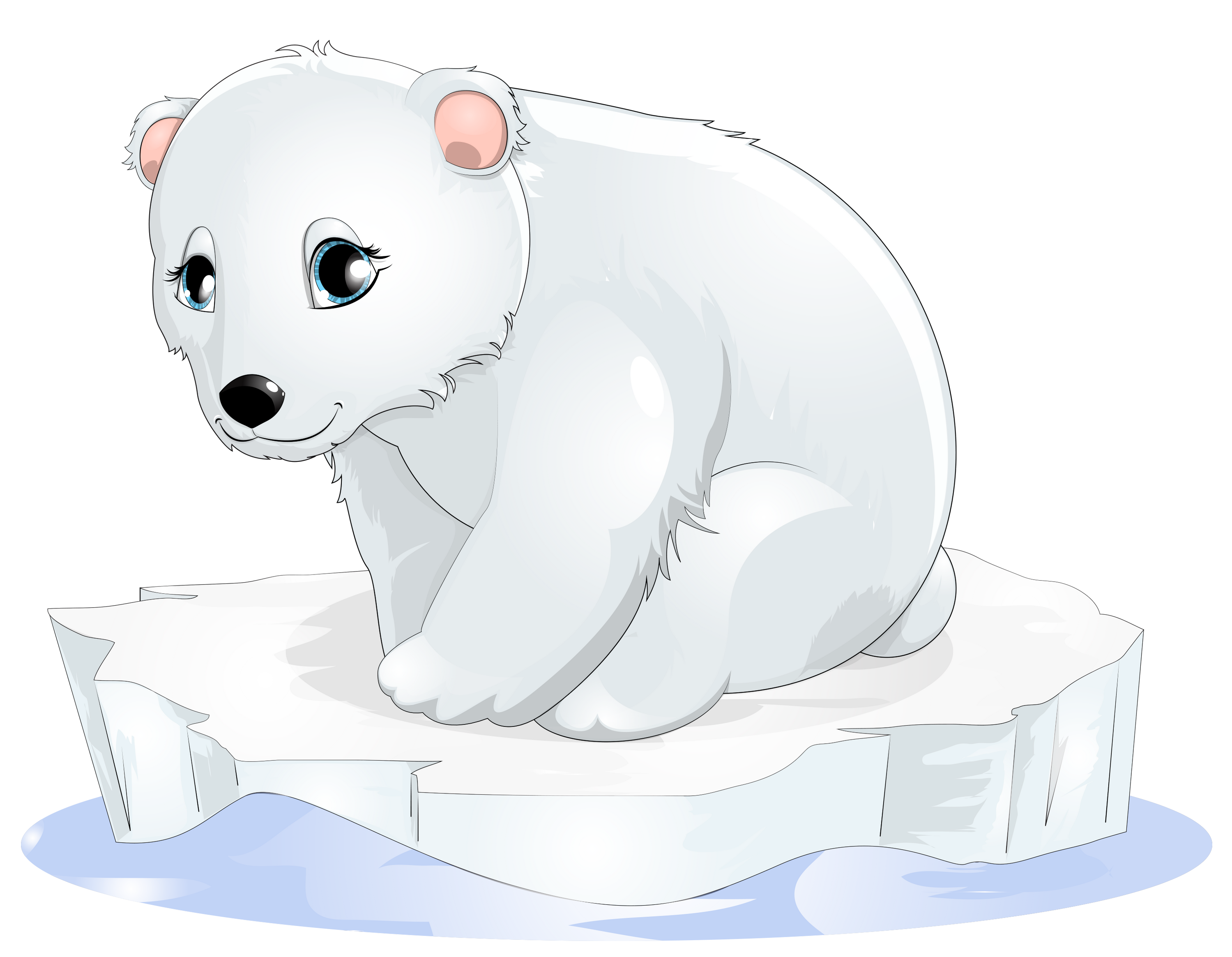 Polar bear clip art pictures of polar bears clipartix