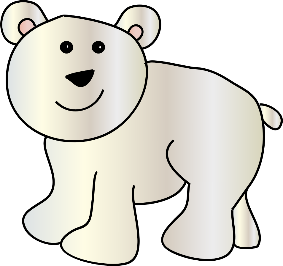 Polar bear clip art polar bears and clipartix 2