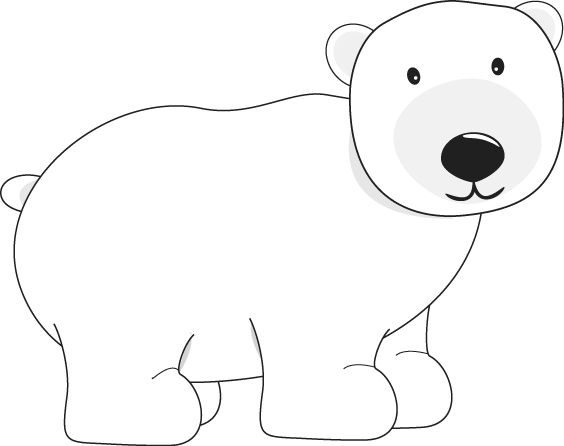 Polar bear clip art polar bears and clipartix