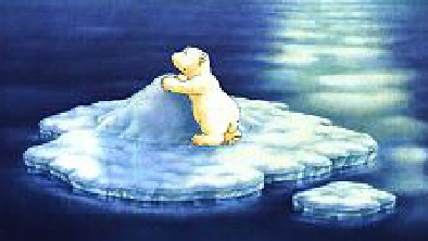 Polar bear clip art vector graphics image
