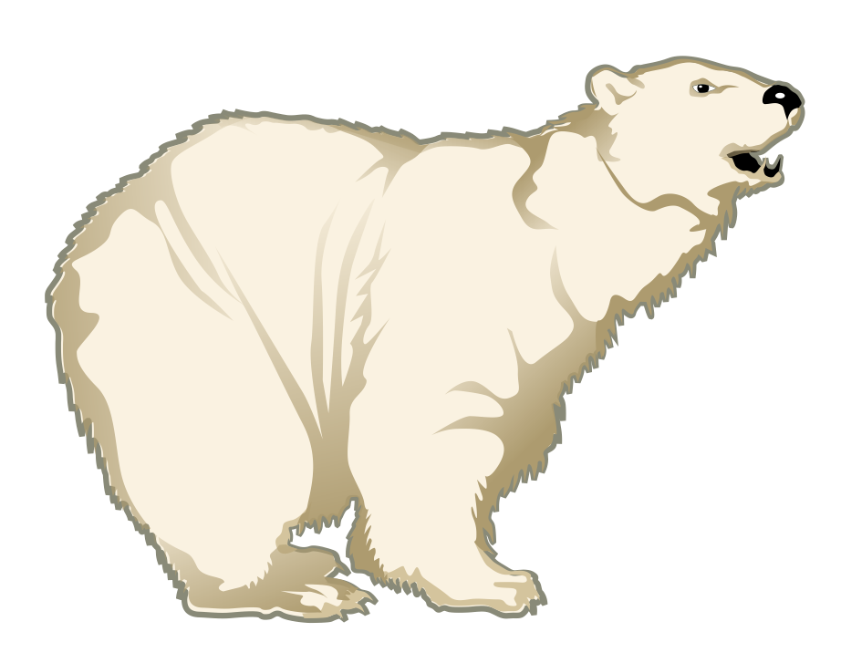 Polar bear free to use clip art