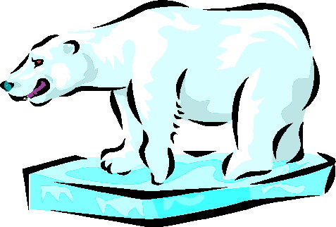Polar bears clip art 5