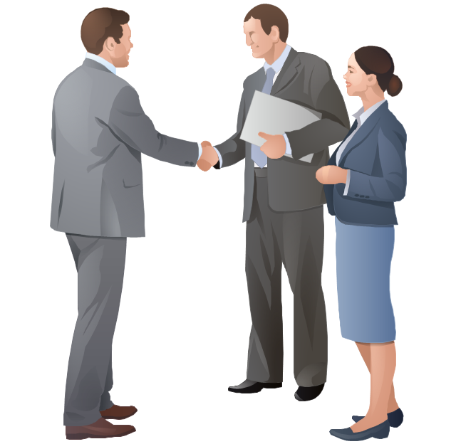 Presentation clipart business people and