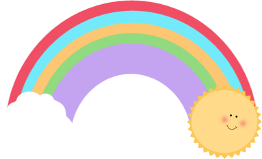Rainbow and sun clipart free images 2