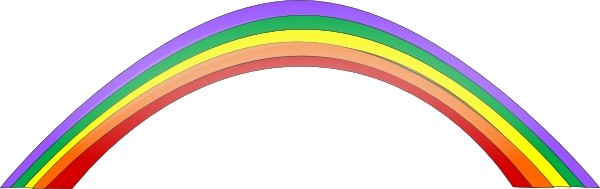 Rainbow clip art free vector in open office drawing svg