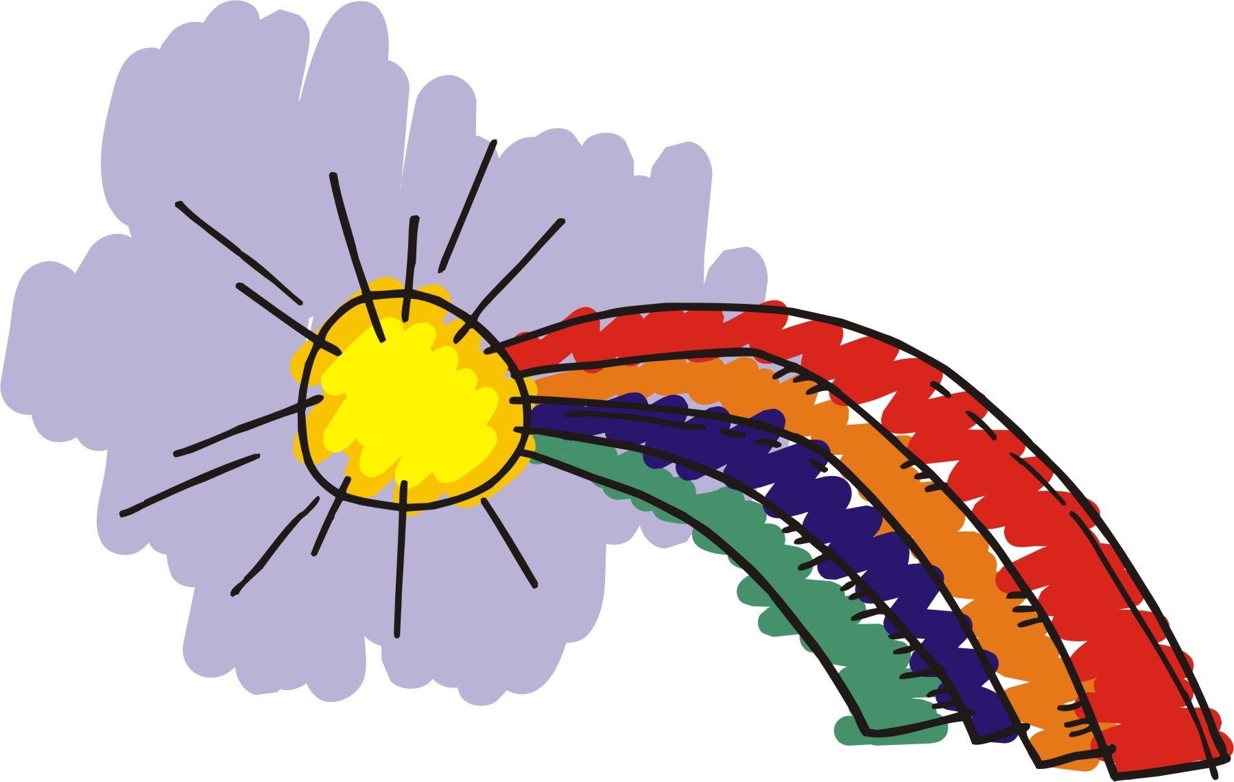 Rainbow clipart for kids free images clipartix 3