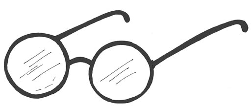 Round glasses clipart free images