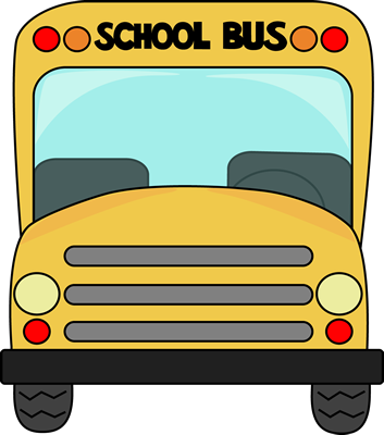 School bus front clip art vector image