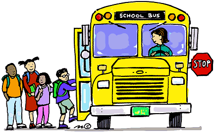 School bus safety clipart kid 5