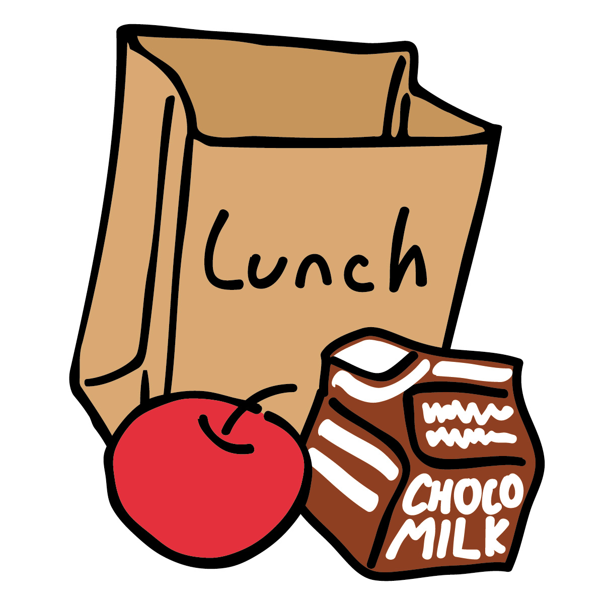 School lunch clip art clipart