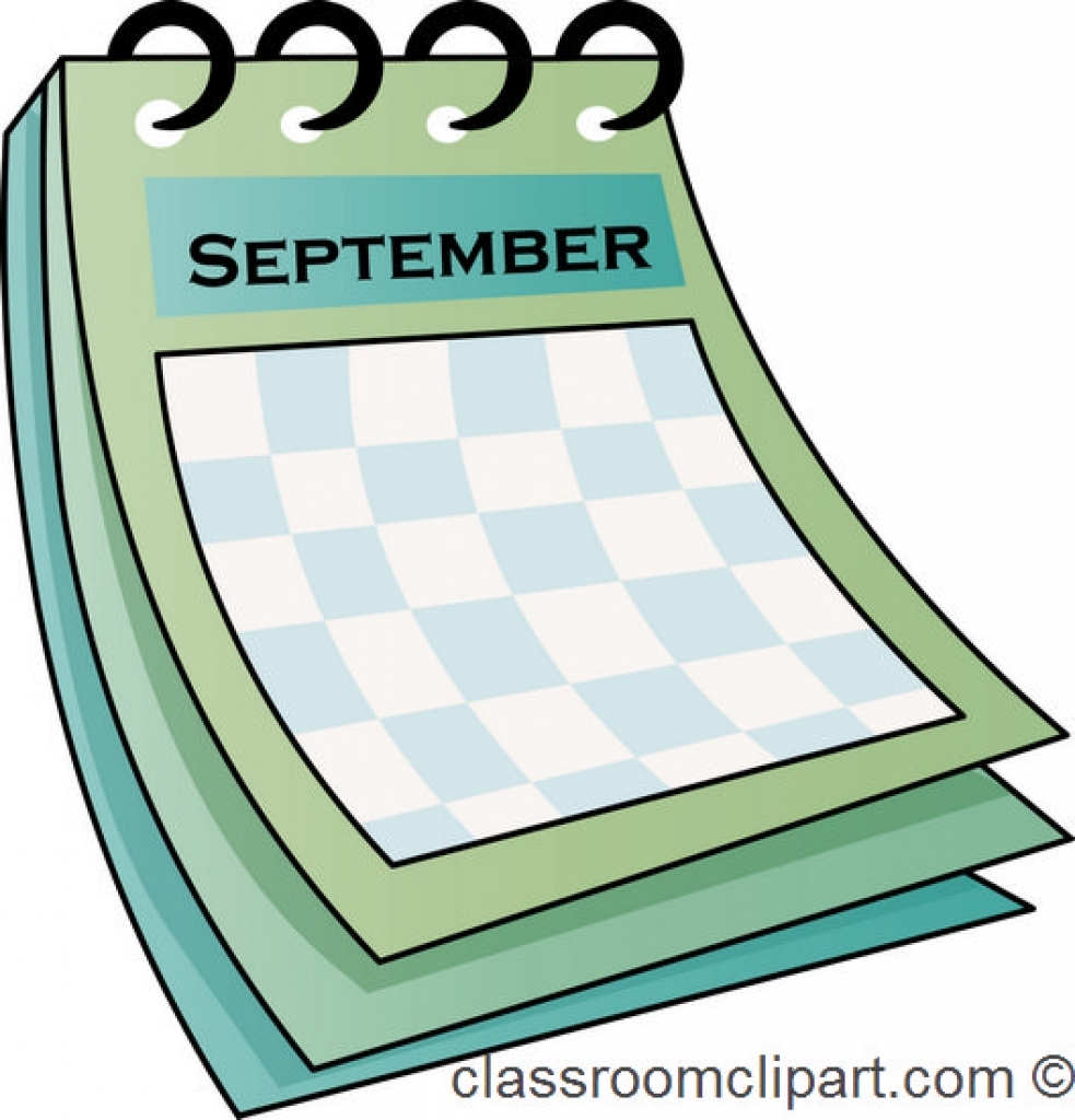 September free calendar clipart clip art pictures graphics illustrations in