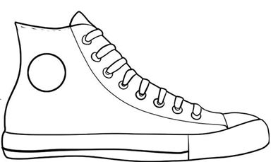 Shoe clip art black and white free clipart images