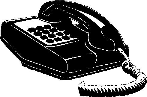 Telephone clip art free clipart images 6