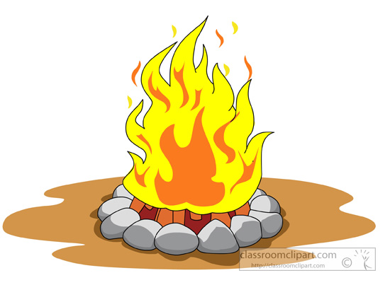 Tent and campfire clipart free images 2