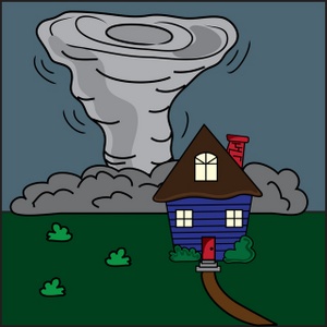 Tornado clipart image clip art a tornadoing
