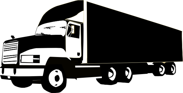 Truck and trailer clipart kid 2
