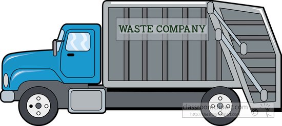 Truck city garbage truck clipart clipart