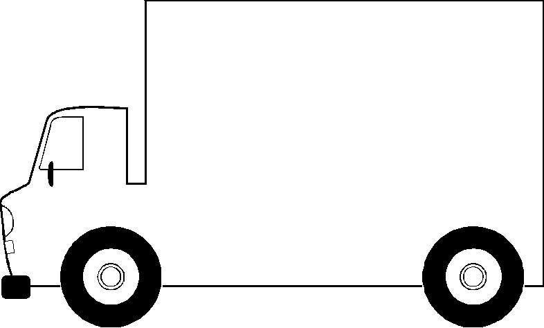Truck clip art black and white free clipart images clipartcow 3