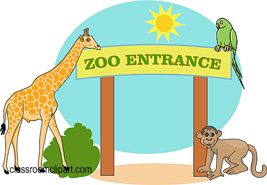 Zoo animal clipart kid