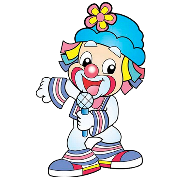 Baby clown clipart