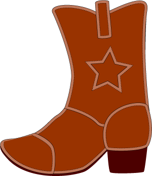 Clip art western boots clipart kid 2