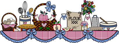 Country kitchen graphics cliparts 2