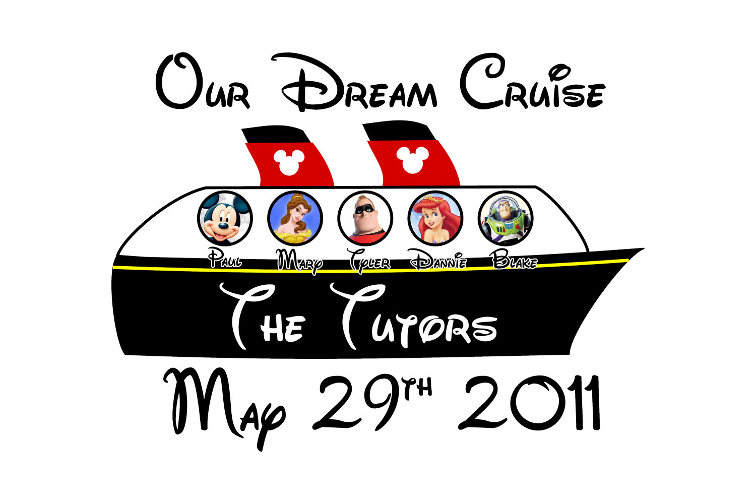 Disney cruise ship clipart