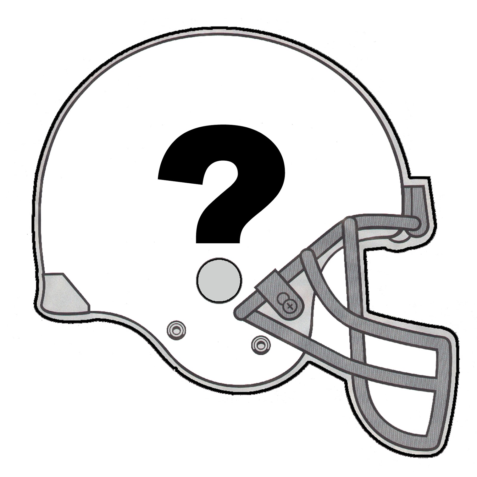 Football helmet clip art vector free image