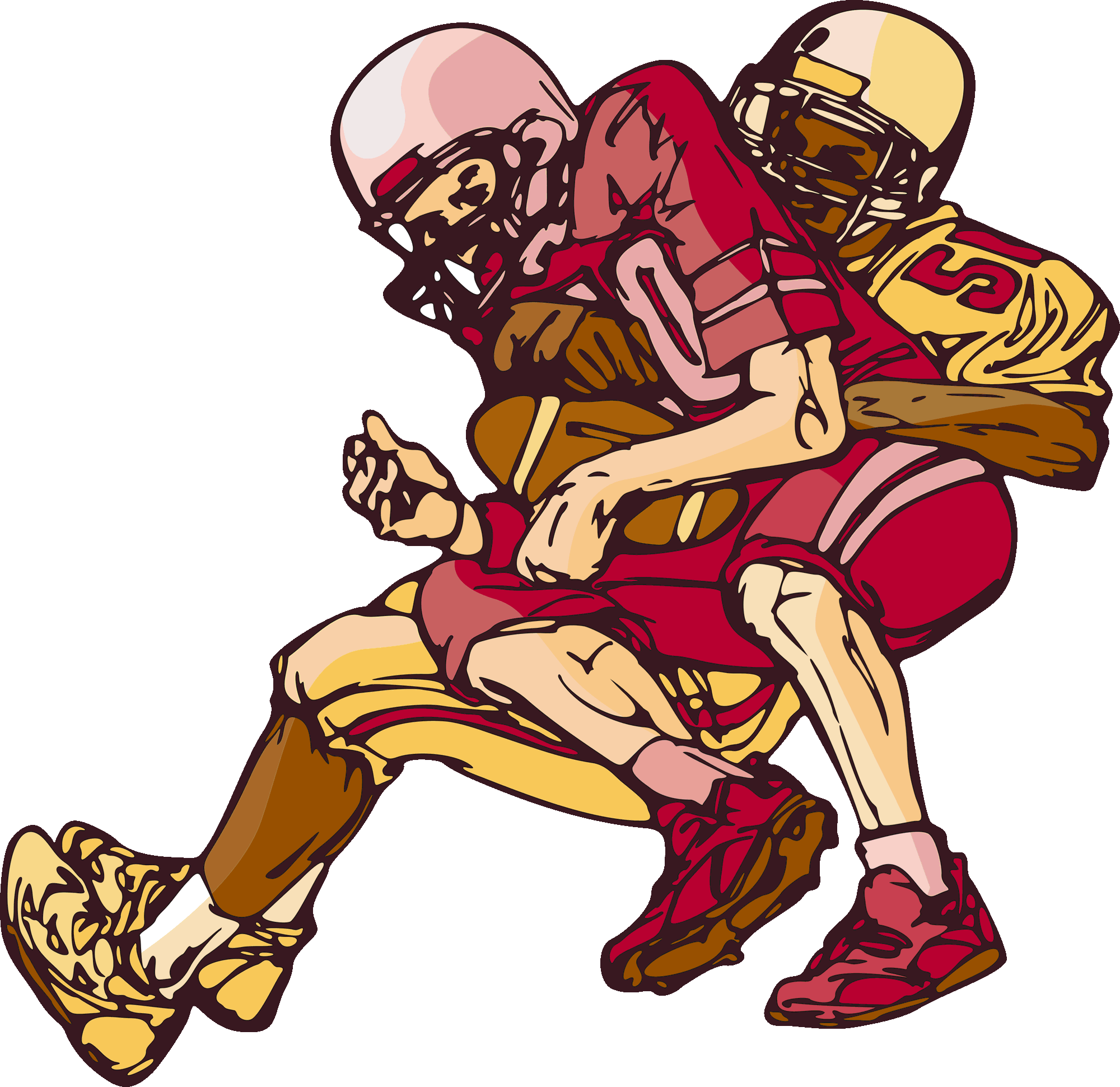Football player clipart free images