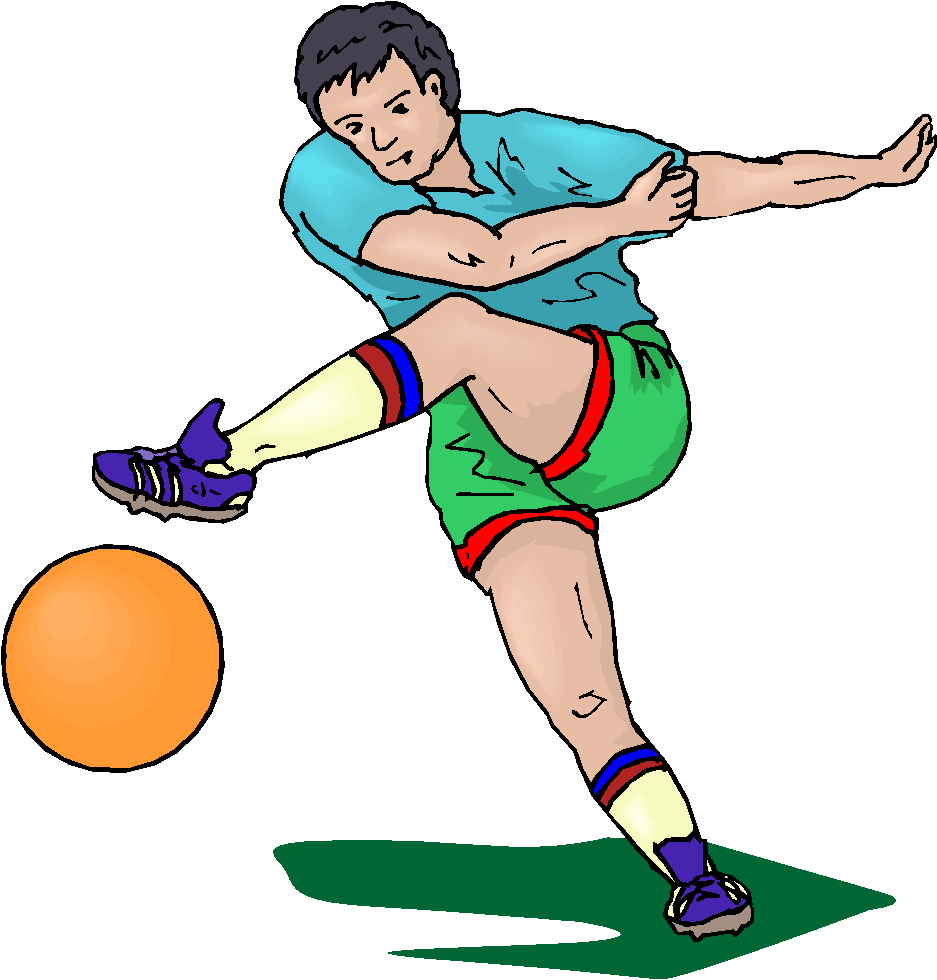Football player clipart images