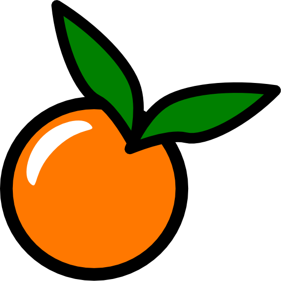 Free orange clipart fruit clip art 2