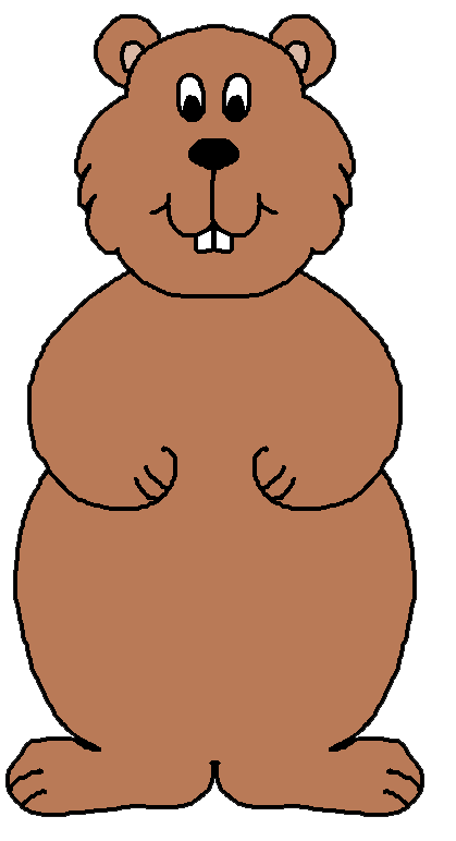 Groundhog clipart free clipart images