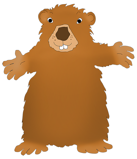 Groundhog day clipart 2