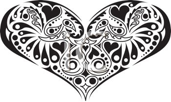 Heart  black and white heart clipart black and white 8 2
