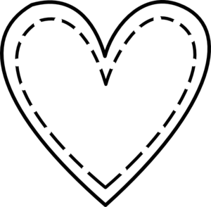 Heart  black and white heart clipart black and white double heart 5