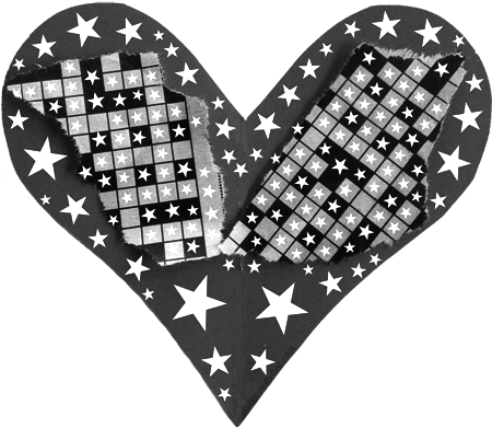 Heart  black and white heart clipart black and white double heart 8