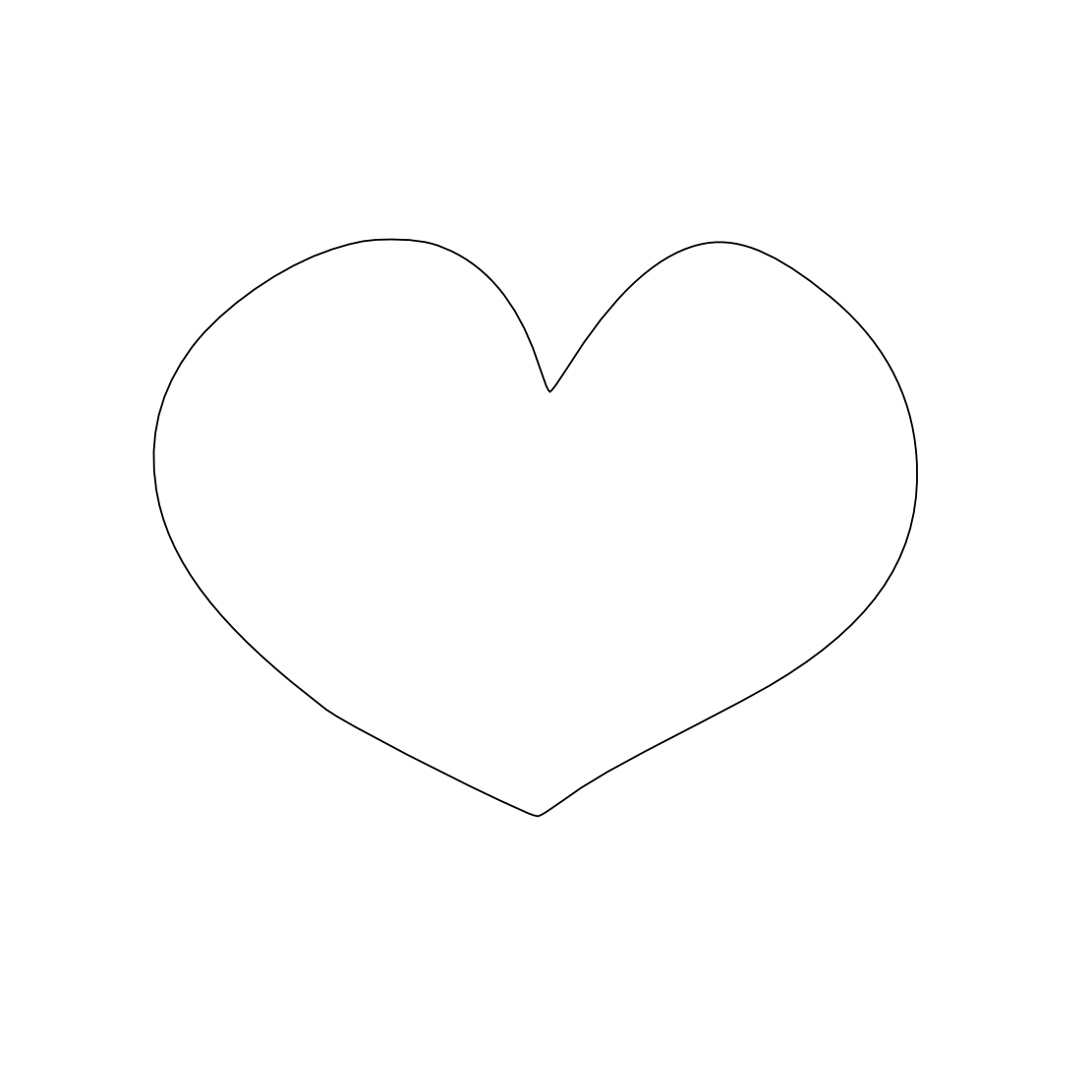 Heart  black and white heart clipart black and white heart 4 5