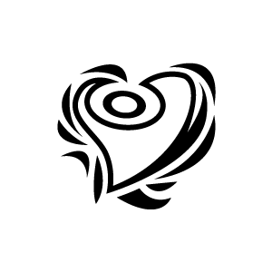 Heart  black and white heart clipart black and white heart big size