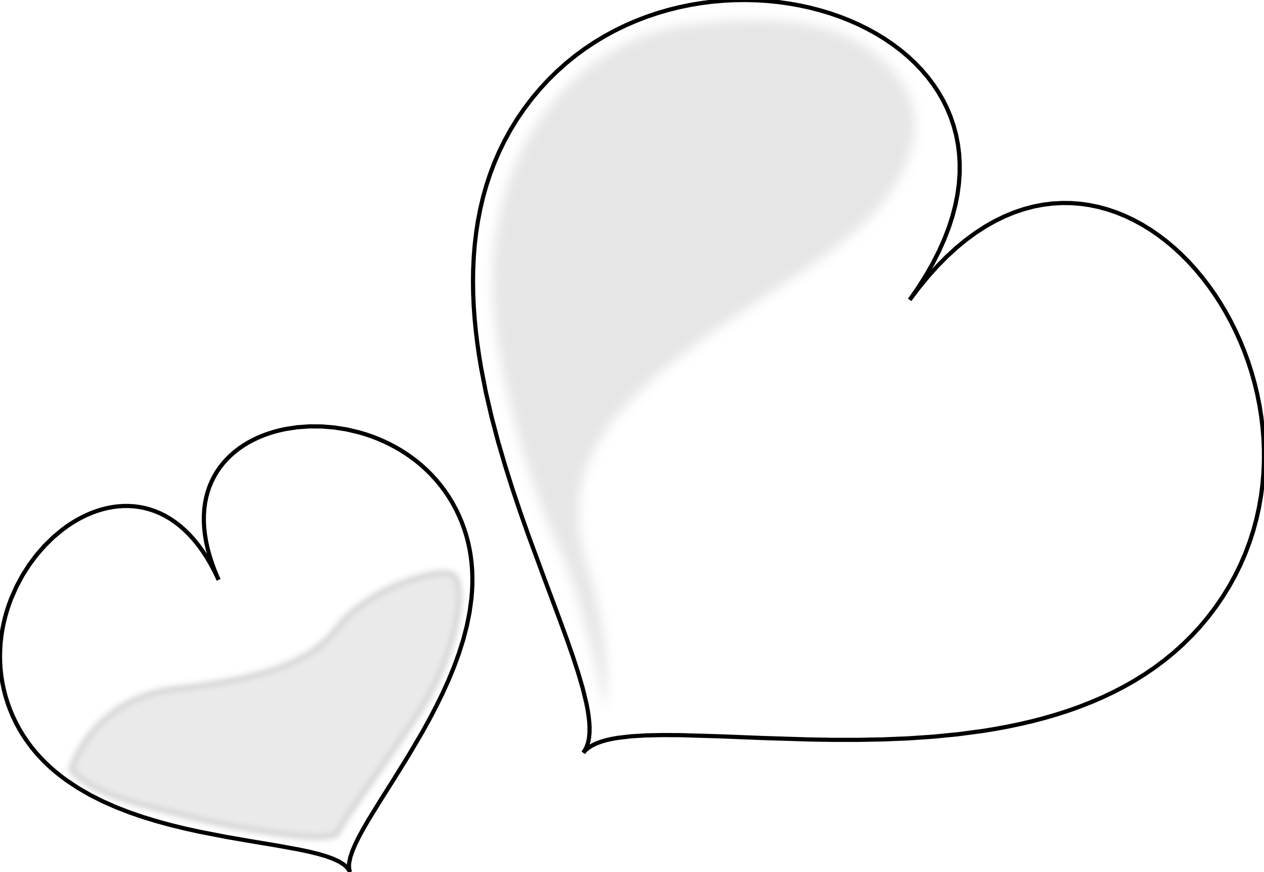Heart  black and white heart clipart black and white heart clip art at 2