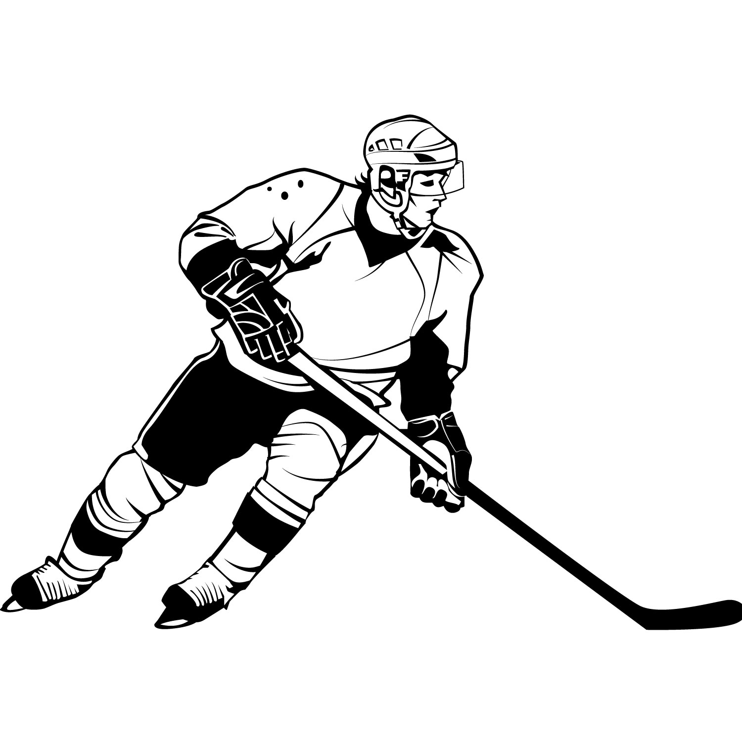 Hockey clip art border free clipart images