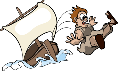 Image jonah tossed from ship clip art