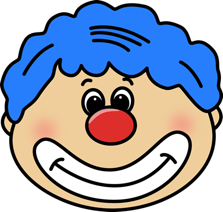 Image of clown face clipart 9 stock illustrations