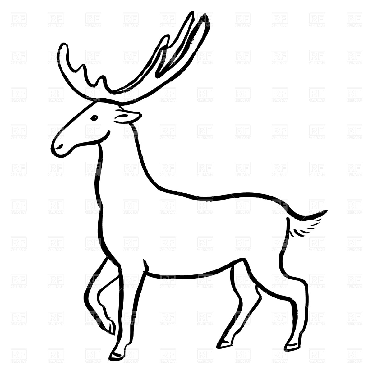 Moose clip art free wildlife clipart