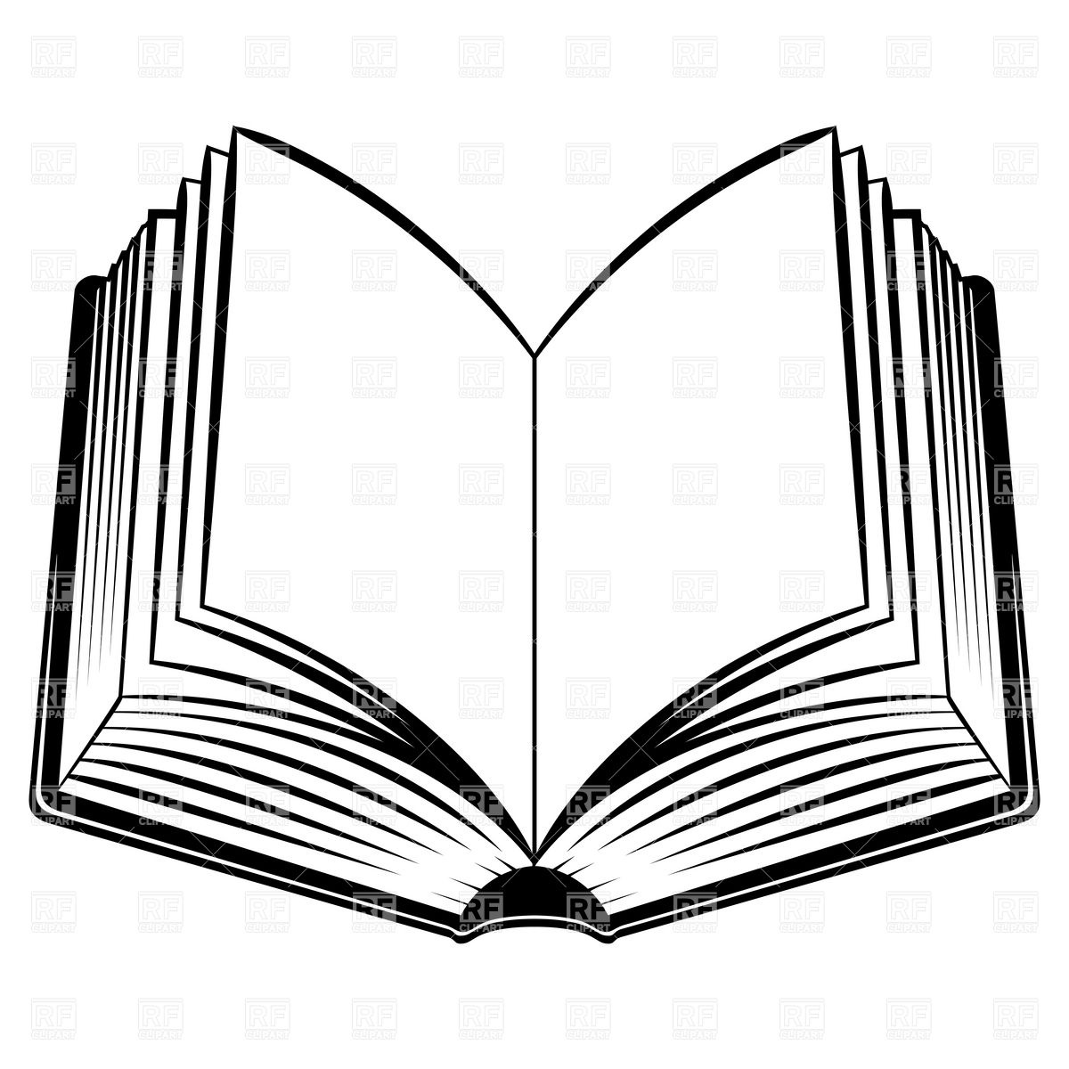 Open book outline clipart free images 2