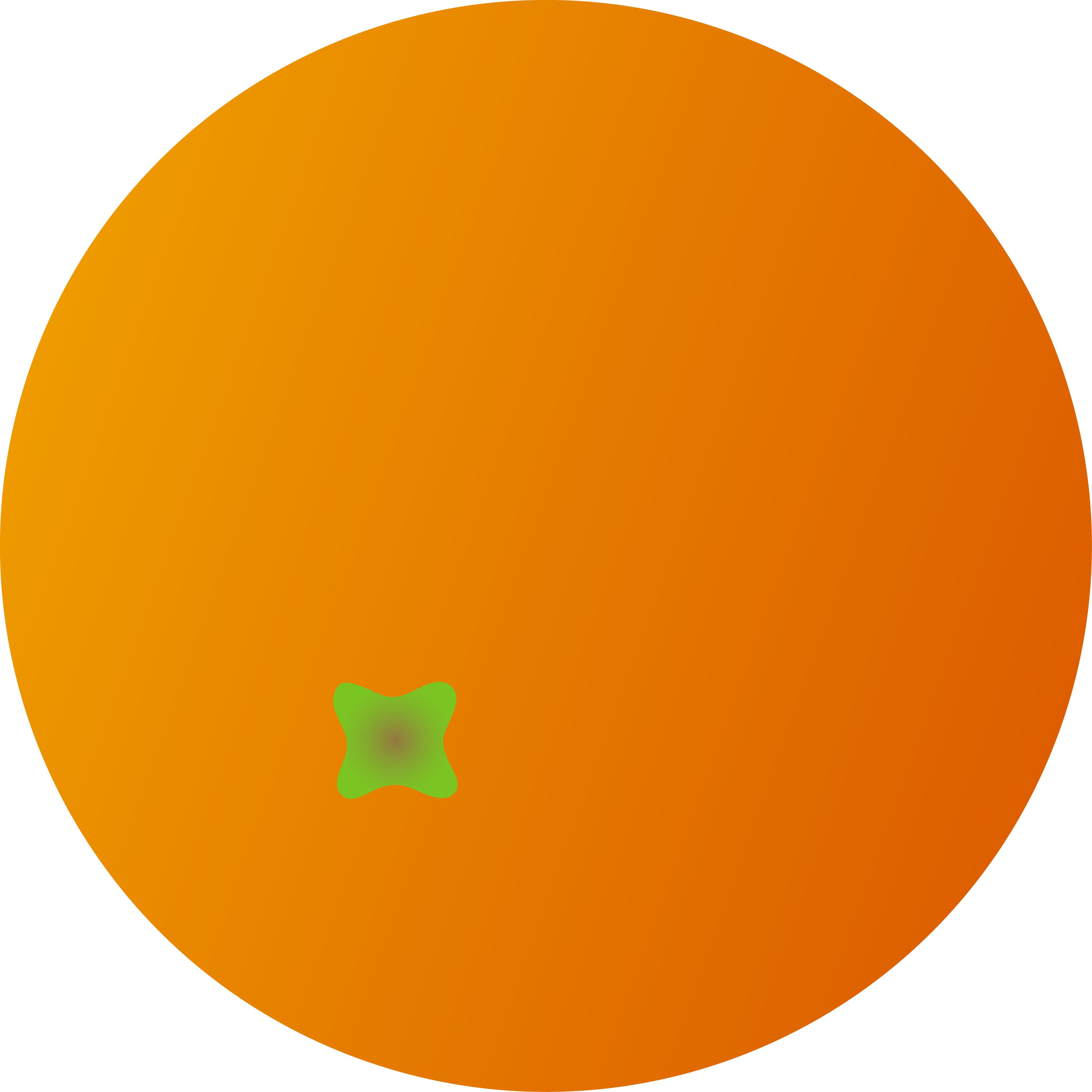 Orange clip art 4