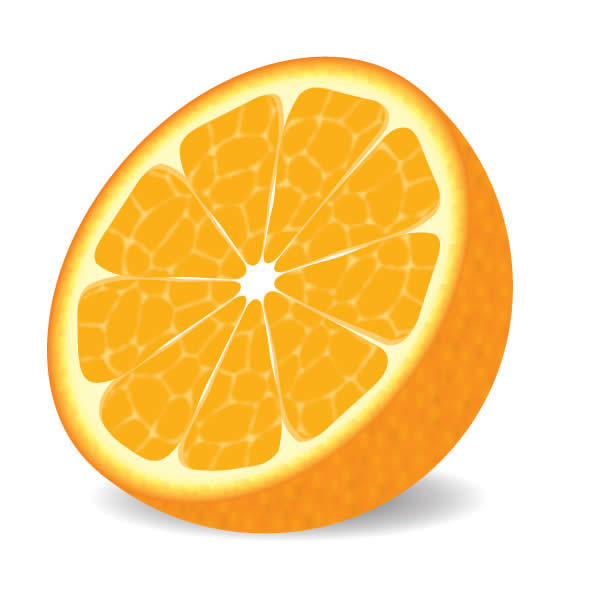 Orange clipart 6