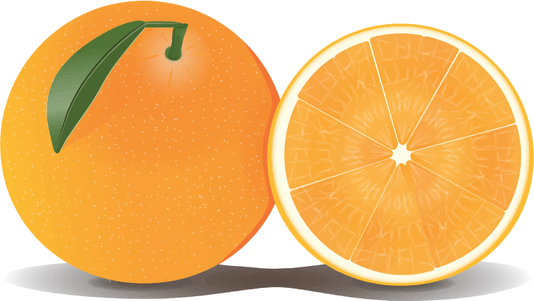 Orange free to use clip art