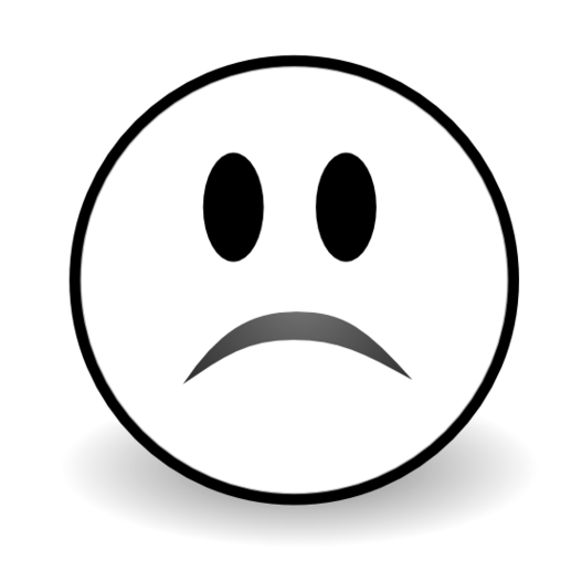 Sad face frowny clipart cliparts for you clipartcow clipartix